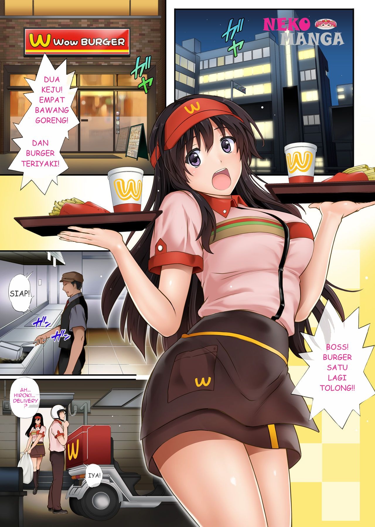 Kare to Watashi to Tenchou no Shinya Kinmu: Chapter chapter-1 - Page 10