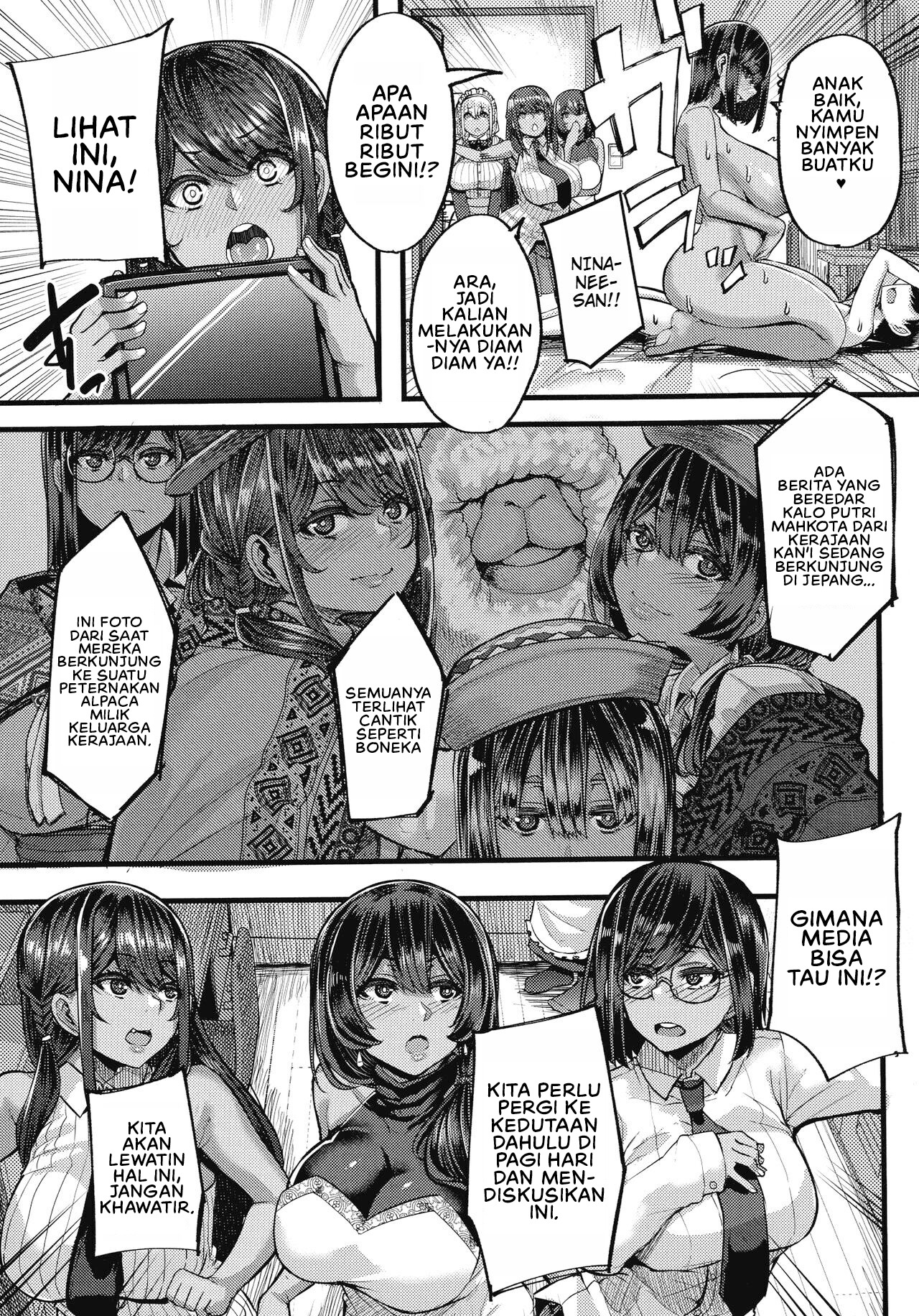 Kasshoku Hime to Himitsu no Keiyaku: Chapter chapter-3 - Page 7