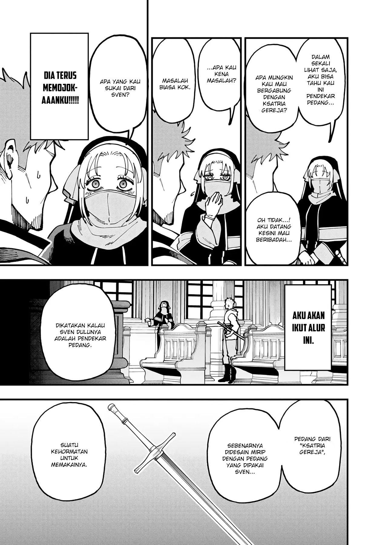 Katainaka no Ossan, Kensei ni Naru ~tada no inaka no kenjutsu shihan datta no ni, taisei shita deshi-tachi ga ore wo hottekurenai ken~: Chapter chapter-20 - Page 35