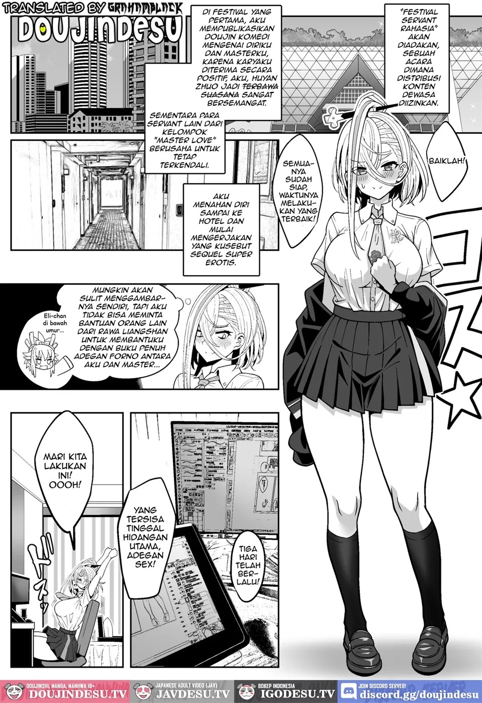 Koenshaku-chan to H na Doujinshi o Tsukuru Hanashi: Chapter chapter-1 - Page 4