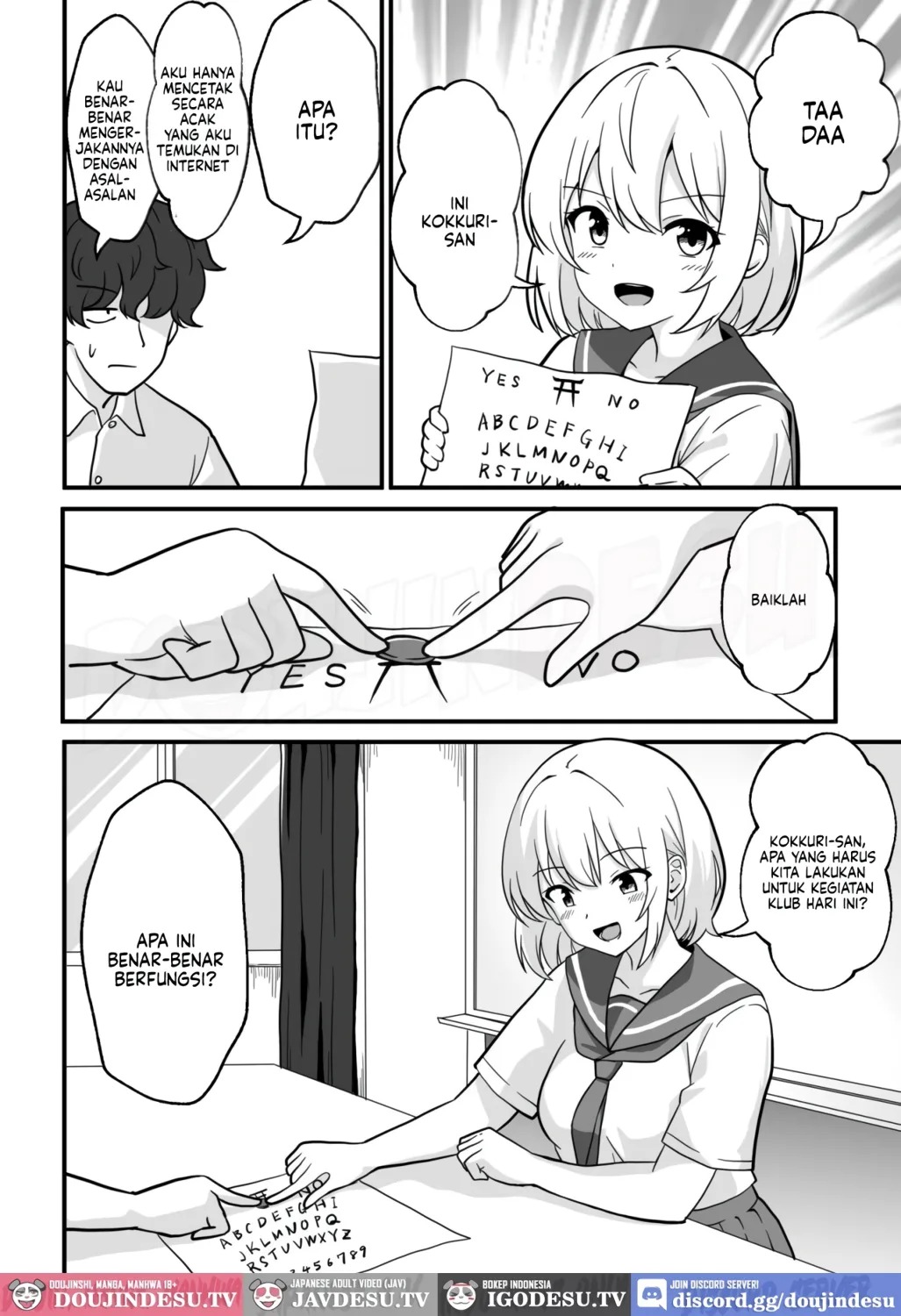 Kokkuri-san o Yondara Sekkusu Shinai to de Rarenai Heya ni Natta: Chapter chapter-1 - Page 4