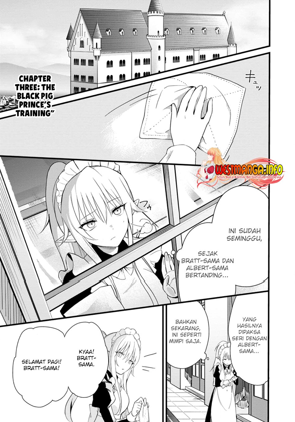 Kurobuta Ouji wa zense o omoidashite kaishin suru akuyaku kyara ni tensei shitanode shibou endo kara nigete itara saikyou ni natte ita: Chapter chapter-3 - Page 2