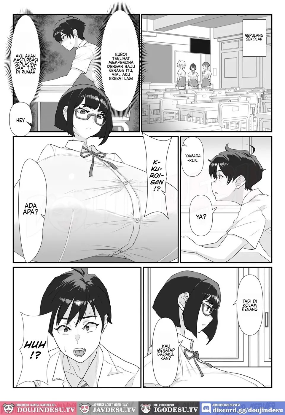 Kuroi-san wa Kakusenai!!: Chapter chapter-1 - Page 6