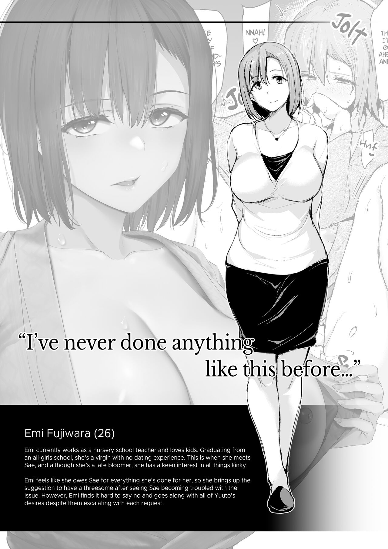 Kyonyuu ga Futari Inai to Bokki shinai Otto no Tame ni Tomodachi wo Tsurete kita Tsuma: Chapter chapter-2 - Page 58