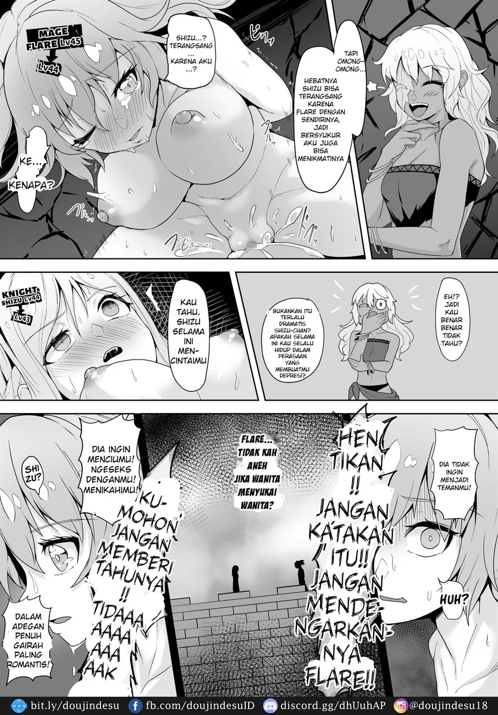 Level Drain Futanari Kyousei Sex o Saserarete, Subete o Ushinau Onna Mahoutsukai to Onna Kenshi: Chapter chapter-1 - Page 29