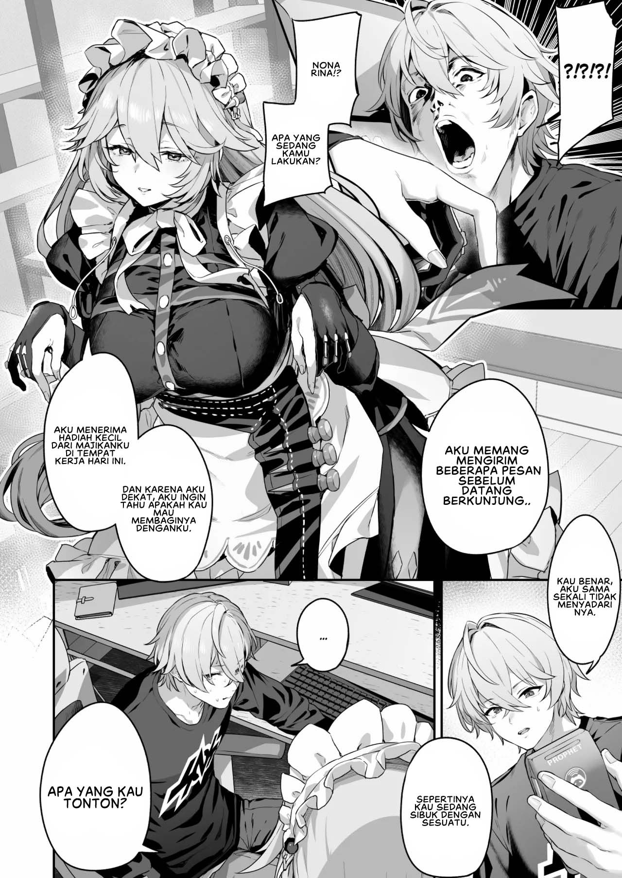 Maid-chou Rina no Tokubetsu Ura Service: Chapter chapter-1 - Page 5