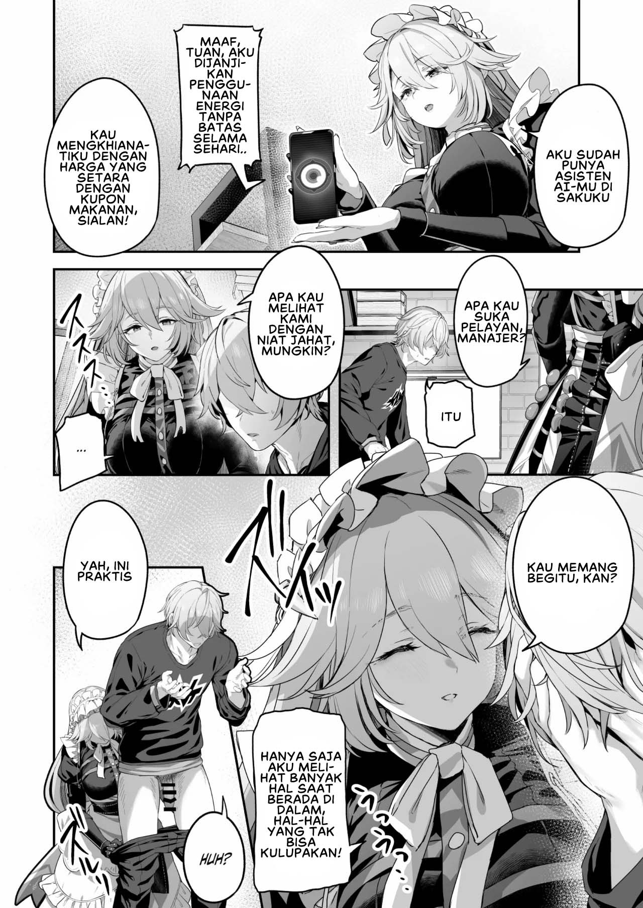 Maid-chou Rina no Tokubetsu Ura Service: Chapter chapter-1 - Page 7