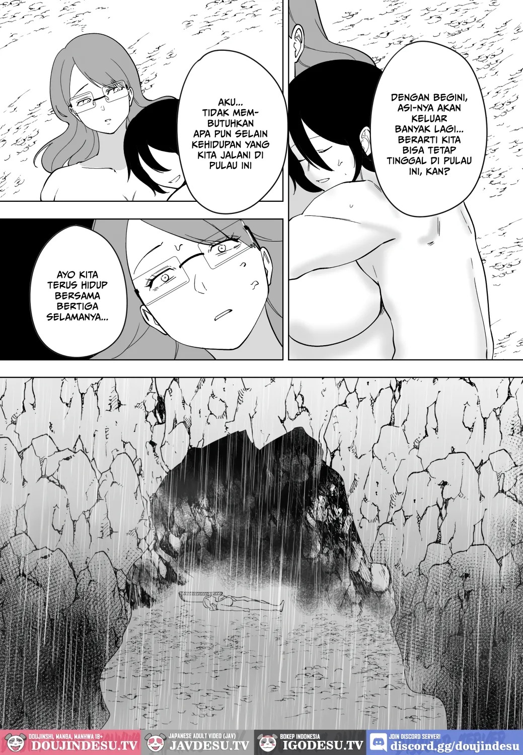 Mama to Musuko ga Mujintou de Love Love Sex suru Hanashi: Chapter chapter-2 - Page 34