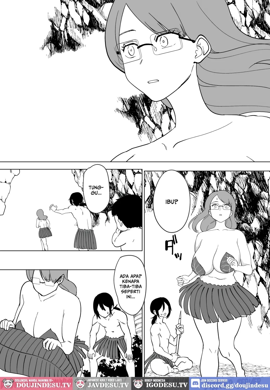 Mama to Musuko ga Mujintou de Love Love Sex suru Hanashi: Chapter chapter-2 - Page 38