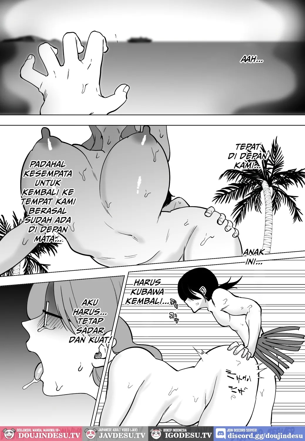 Mama to Musuko ga Mujintou de Love Love Sex suru Hanashi: Chapter chapter-2 - Page 46