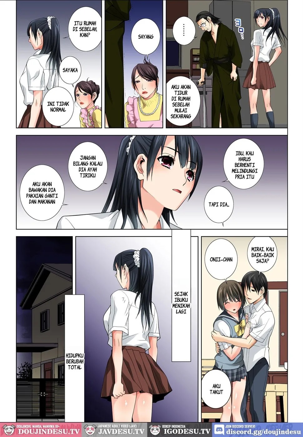 Matabiraki Haha Shimai Taisetsu a Osananajimi no Shimai wa Ore no Kuzu Oyaji ni Ana o Sasageru...: Chapter chapter-1 - Page 6