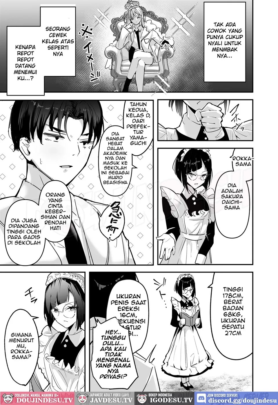 Mattaku Icha Love suru Ki no Nai Kyonyuu Reijou Gal ni Niku Dildo Atsukai Sareteiru Ore no Hanashi: Chapter chapter-1 - Page 8
