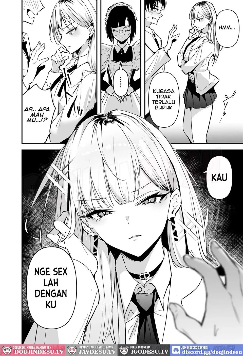 Mattaku Icha Love suru Ki no Nai Kyonyuu Reijou Gal ni Niku Dildo Atsukai Sareteiru Ore no Hanashi: Chapter chapter-1 - Page 9