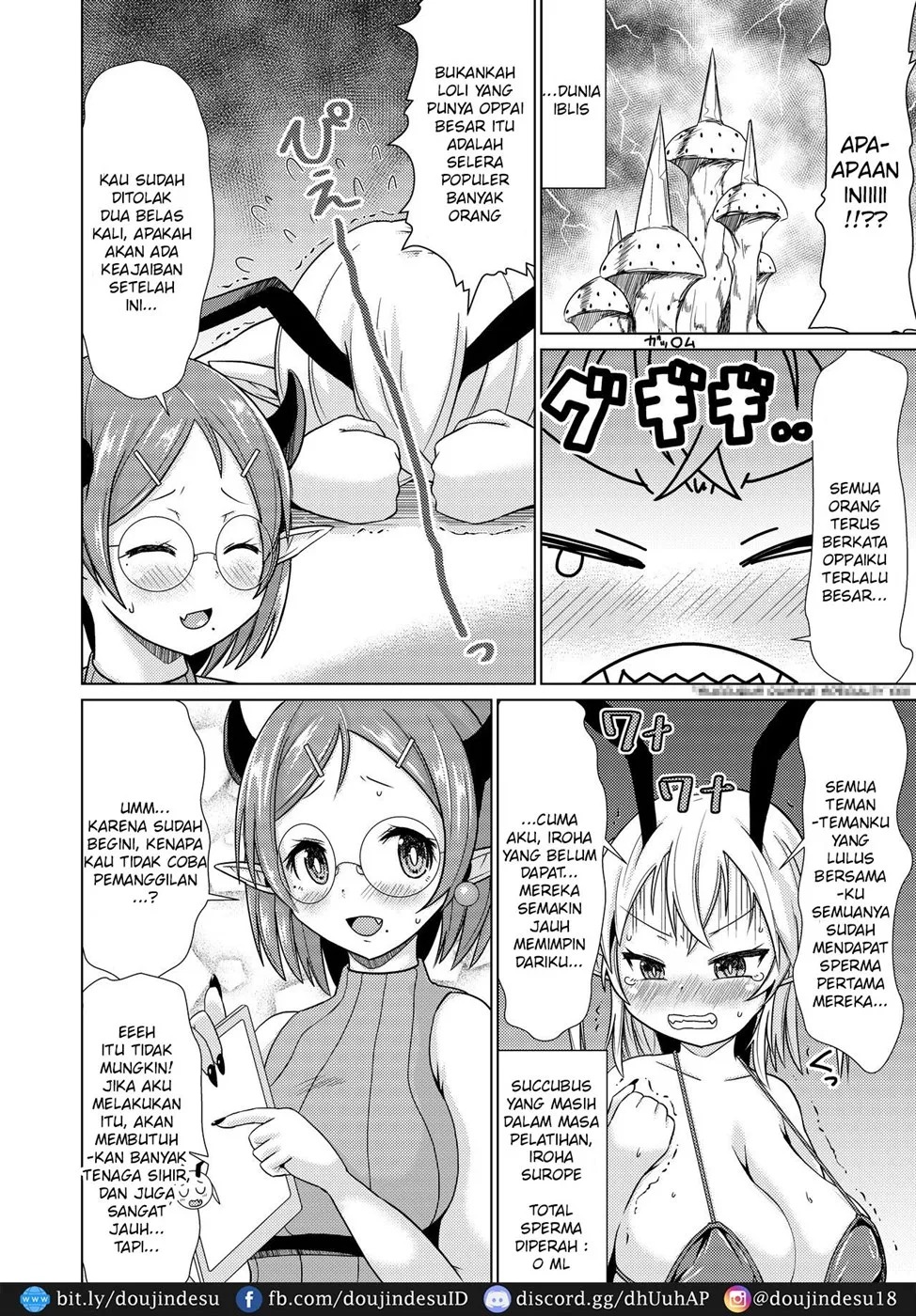 Mesugaki Succubus-chan, Hatsu Shigoto de Wakaraserareru.: Chapter chapter-1 - Page 4