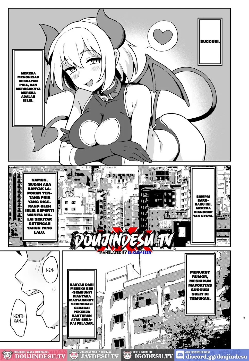 Mesugaki Succubus-tachi ni Shiboritorareru Hon: Chapter chapter-1 - Page 4