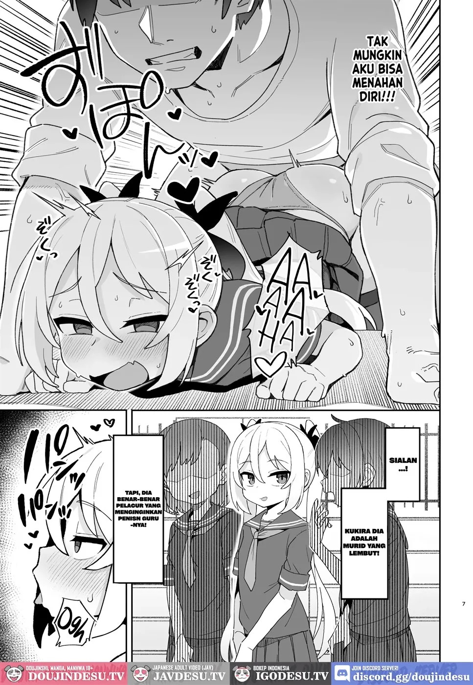 Mesugaki Succubus-tachi ni Shiboritorareru Hon: Chapter chapter-1 - Page 8