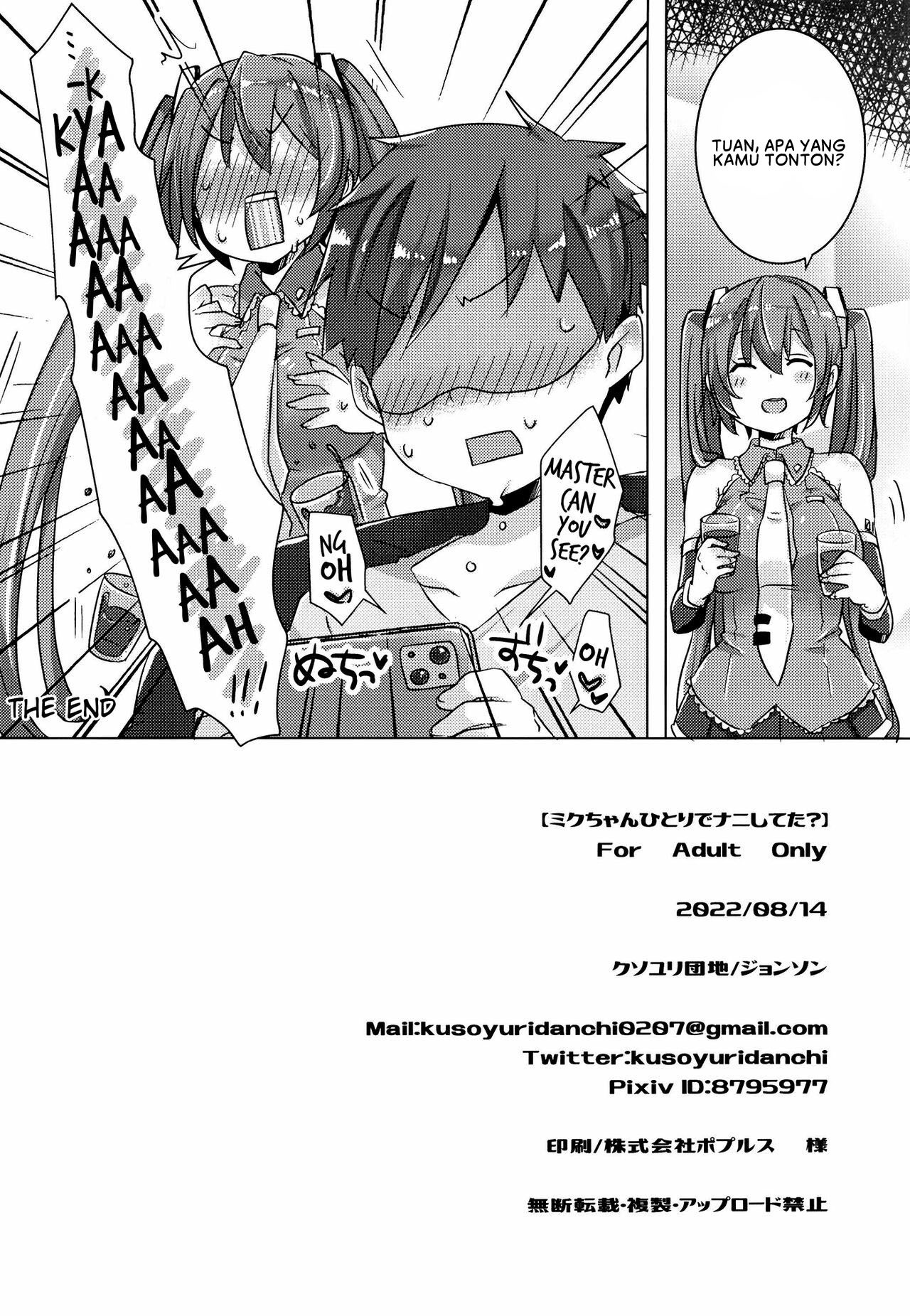 Miku-chan Hitori de Nani Shiteta: Chapter chapter-1 - Page 28
