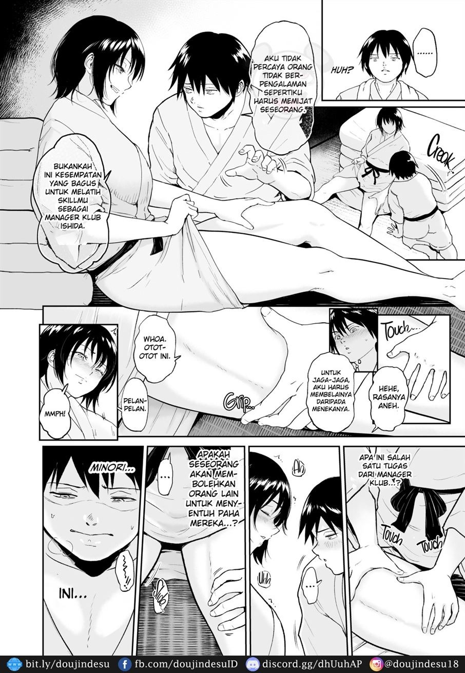 Minkan Gasshuku Rikujou Joshi Niki Minori to Hitome o Nusunde…: Chapter chapter-2 - Page 42