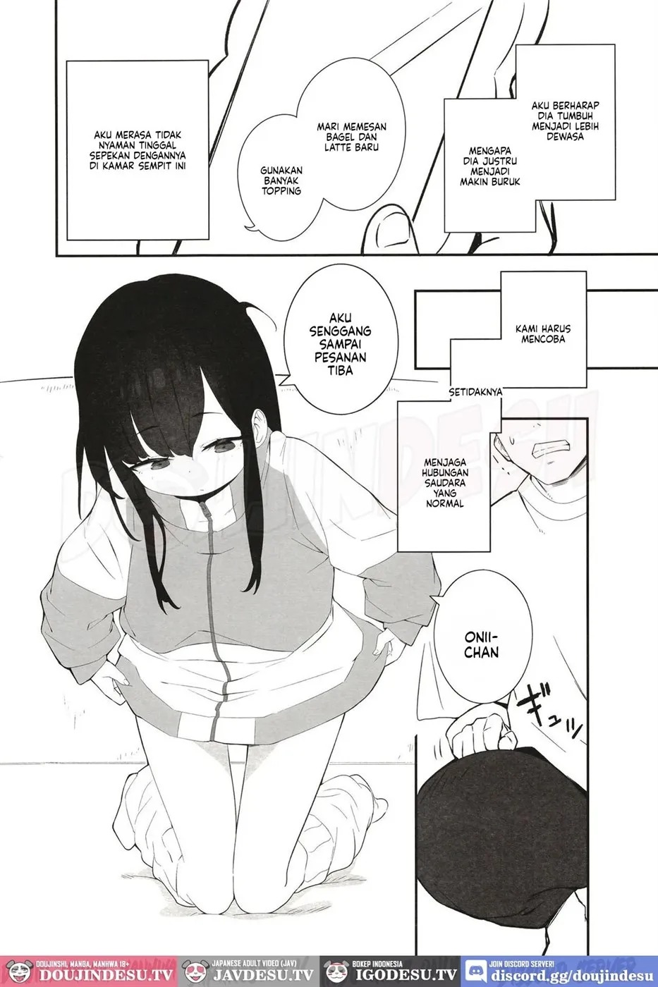 Muhyoujou Mesugaki Imouto no Seishori Gakari ni Ninmei sareta Ore ga Chinpo de Wakaraseru Hanashi: Chapter chapter-1 - Page 6