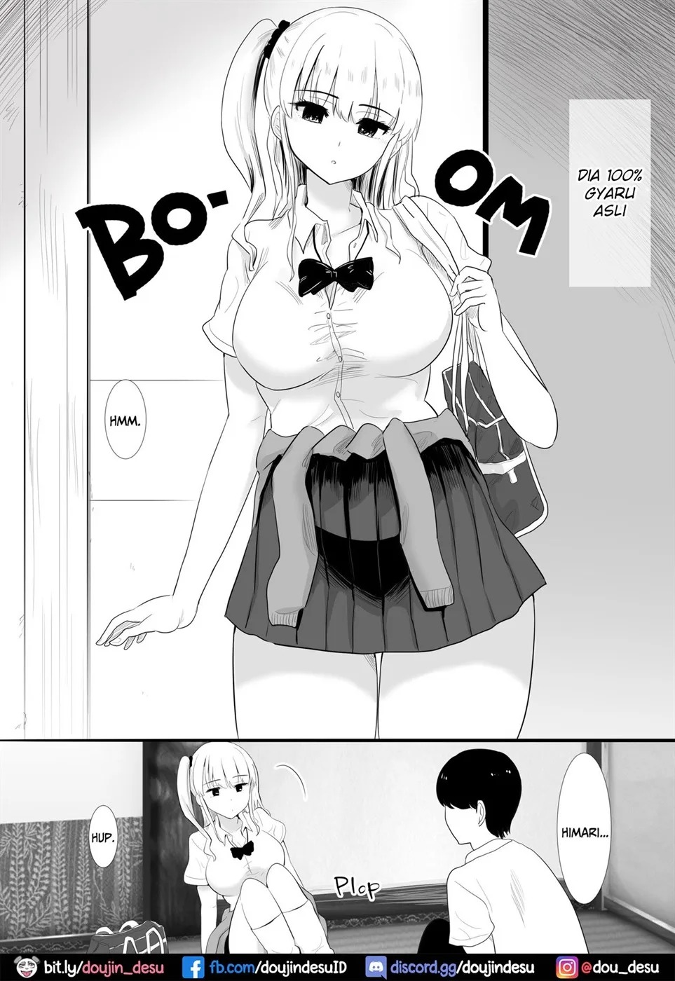 Mukuchi na Jitome Gal to Futarikiri no Bushitsu de Bunkabu Nanoni Asedaku Nakadashi Sex na Houkago: Chapter chapter-1 - Page 6