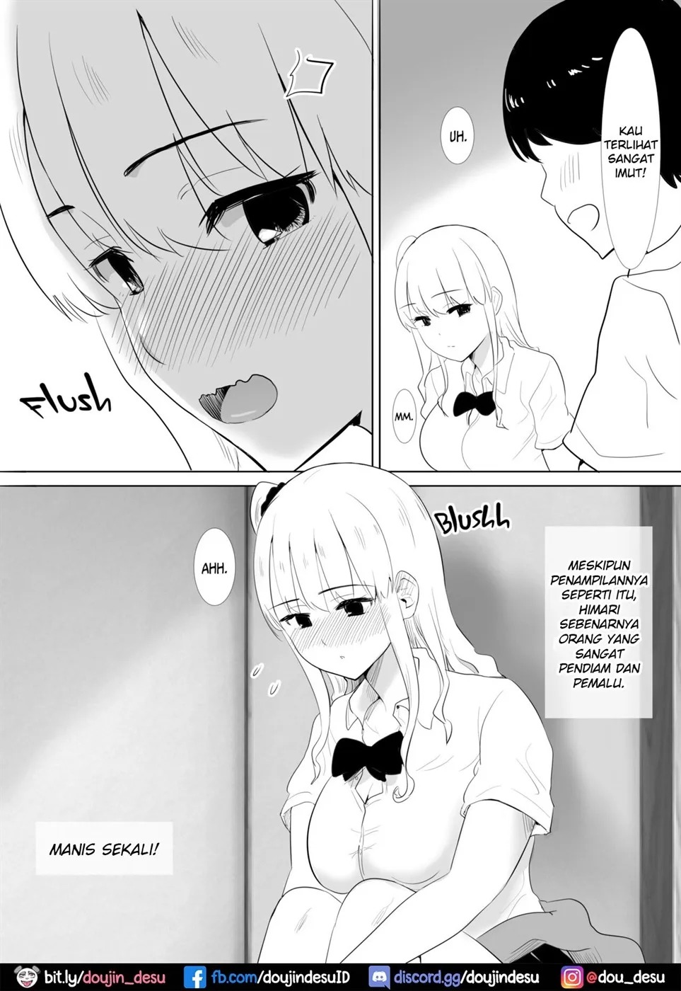 Mukuchi na Jitome Gal to Futarikiri no Bushitsu de Bunkabu Nanoni Asedaku Nakadashi Sex na Houkago: Chapter chapter-1 - Page 7