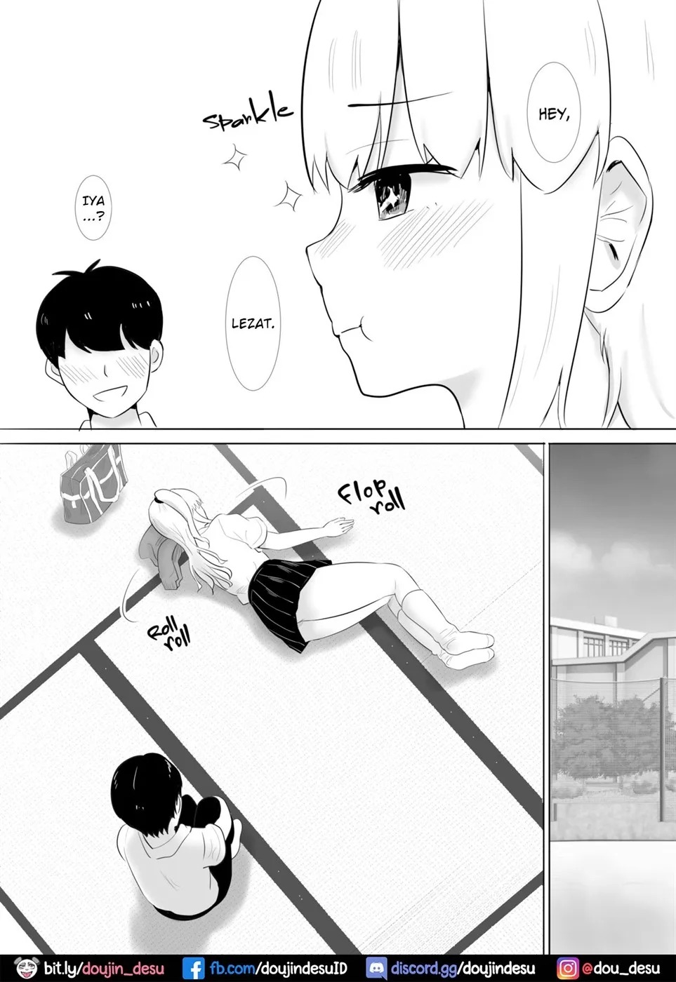 Mukuchi na Jitome Gal to Futarikiri no Bushitsu de Bunkabu Nanoni Asedaku Nakadashi Sex na Houkago: Chapter chapter-1 - Page 10