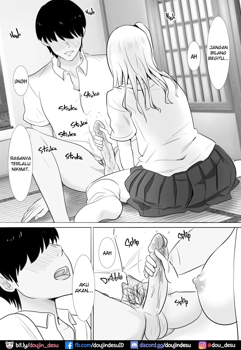 Mukuchi na Jitome Gal to Futarikiri no Bushitsu de Bunkabu Nanoni Asedaku Nakadashi Sex na Houkago: Chapter chapter-1 - Page 20