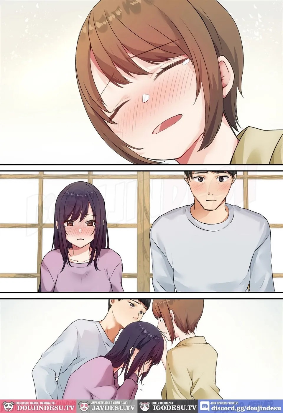Musume ga Fuzai no Aida, Musume no Tomodachi to Nakadashi Sex Shimakurimashita: Chapter chapter-3 - Page 64