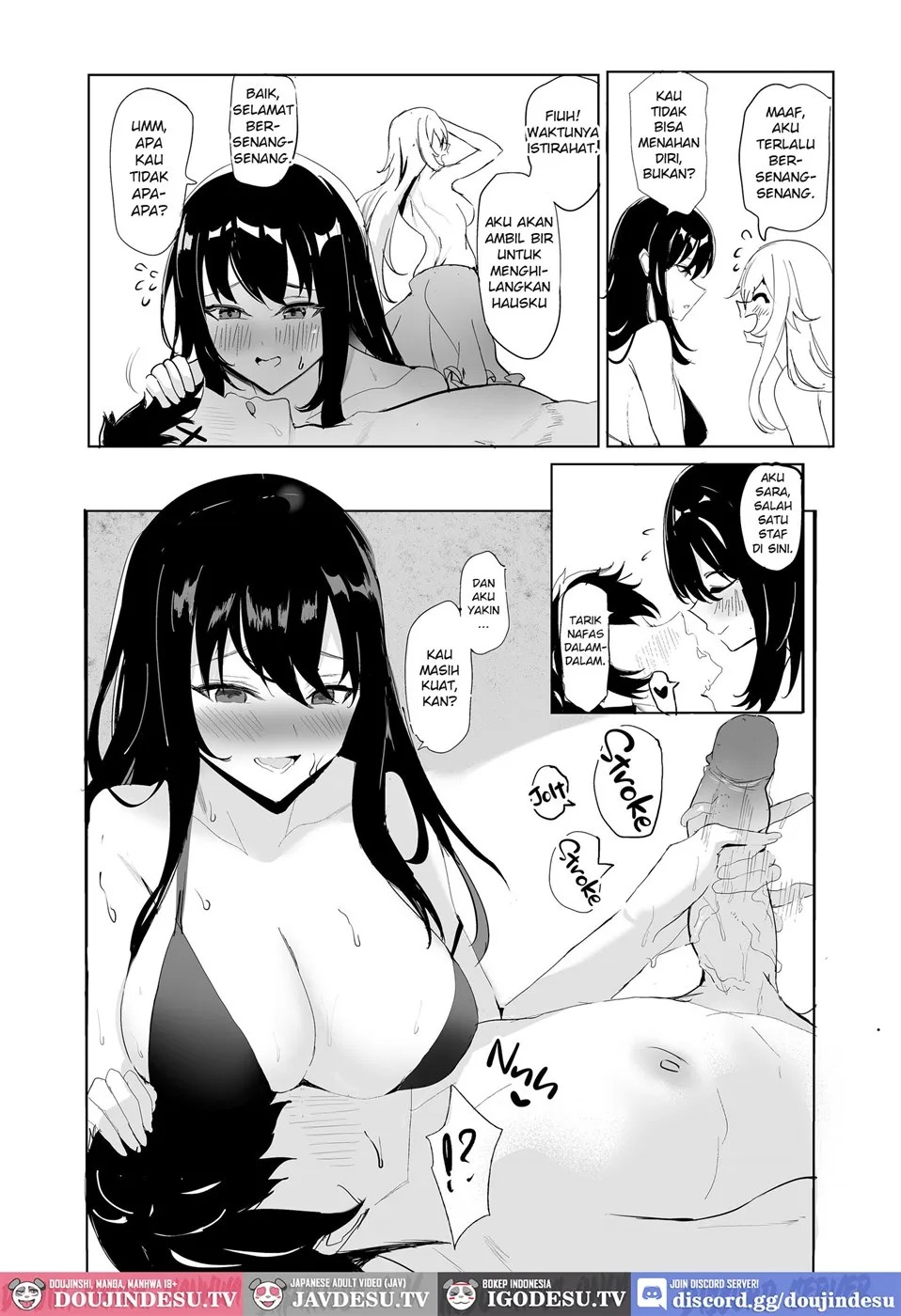 Nama Nakadashi Houdai na Rankou Beach de Hitobanjuu Harem Sex Shita Hanashi: Chapter chapter-1 - Page 18