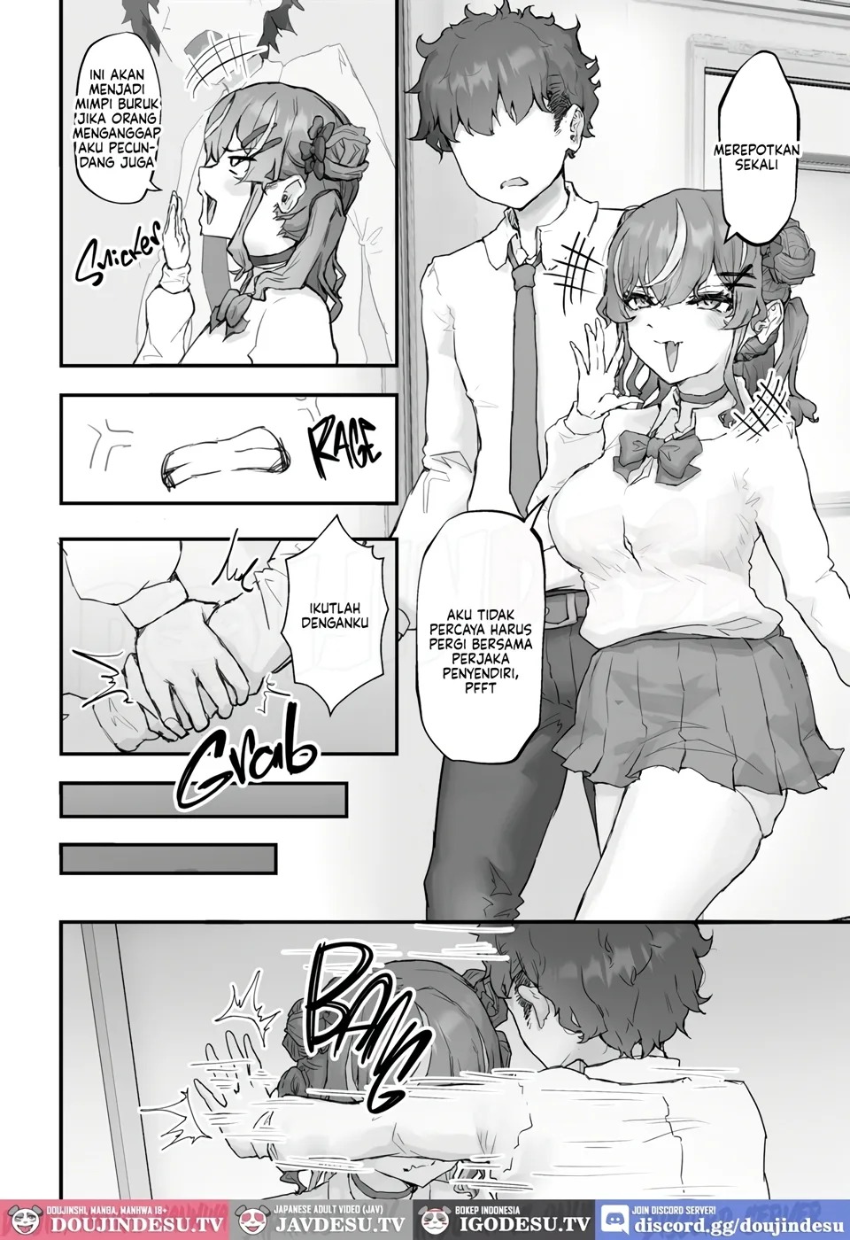 Namaiki Gyaru to Kashita Toshishita Osananajimi o Ore no Kyokon de Wakaraseru: Chapter chapter-1 - Page 9