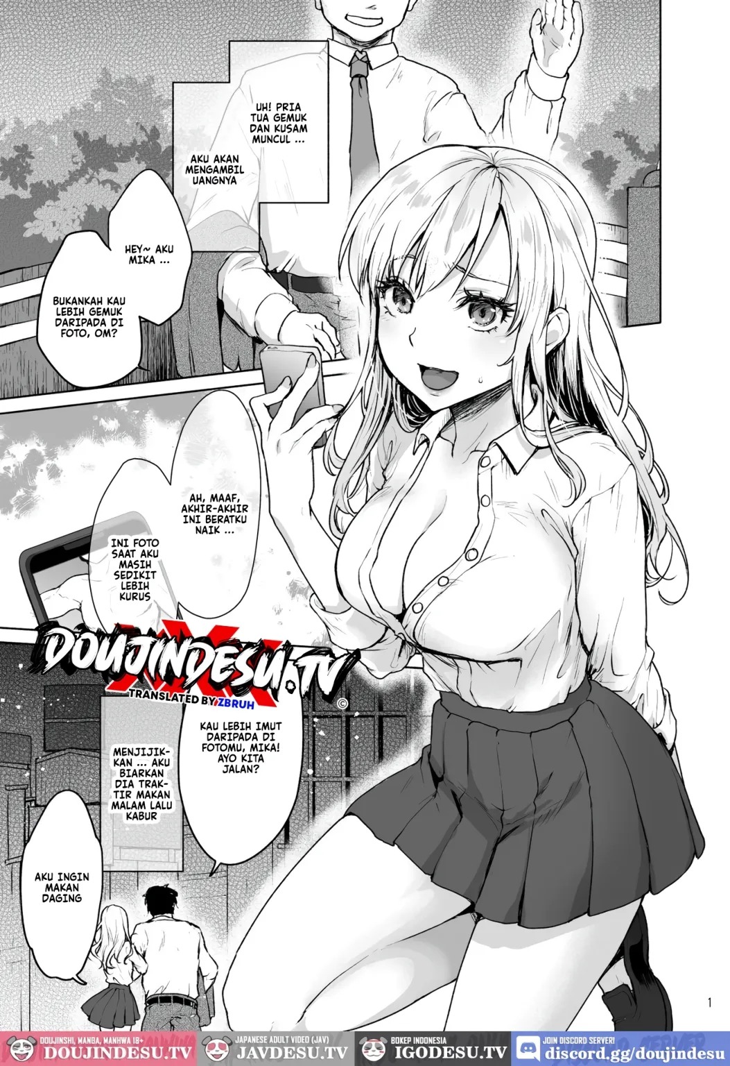 Namaiki na Papakatsu Joshikousei ni Oji-san ga Tappuri Shitsukete Agemashita.: Chapter chapter-1 - Page 4