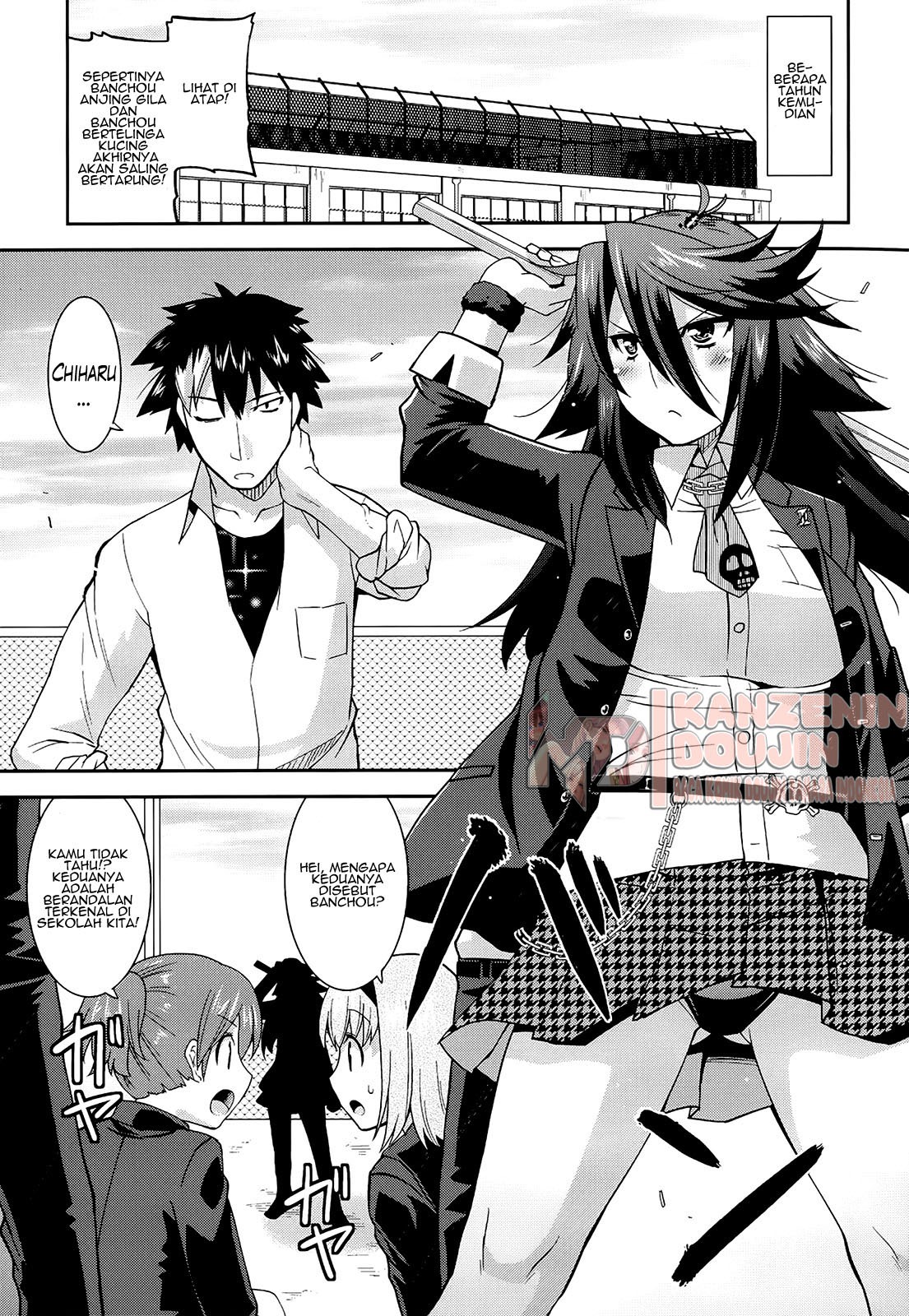 Namaiki Oppai Banchou: Chapter chapter-1 - Page 8