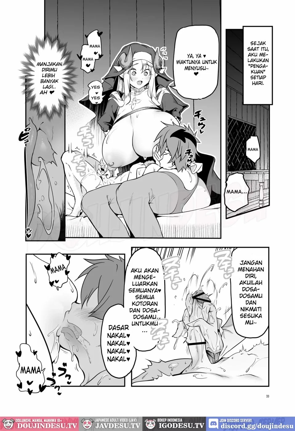 Nandemo Yarasetekureru Amafuwa Sister Succubus Zange Shasei: Chapter chapter-1 - Page 34