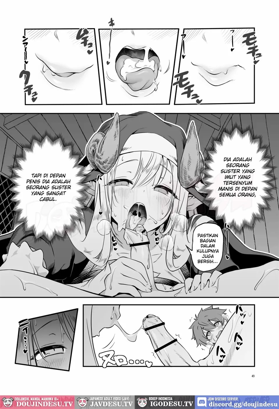 Nandemo Yarasetekureru Amafuwa Sister Succubus Zange Shasei: Chapter chapter-1 - Page 51