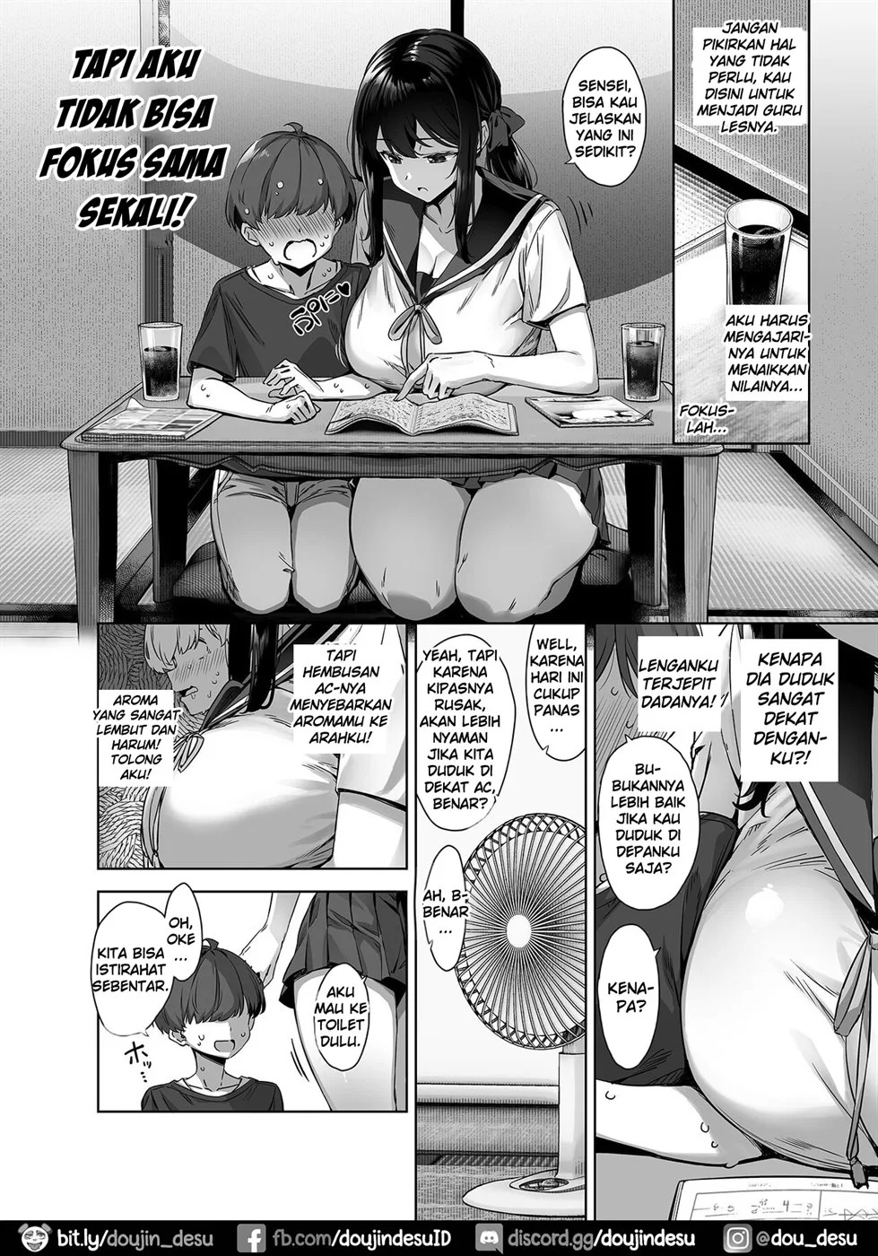 Natsu to Inaka to Yuuwaku shite kuru Dekkai Oshiego: Chapter chapter-1 - Page 8