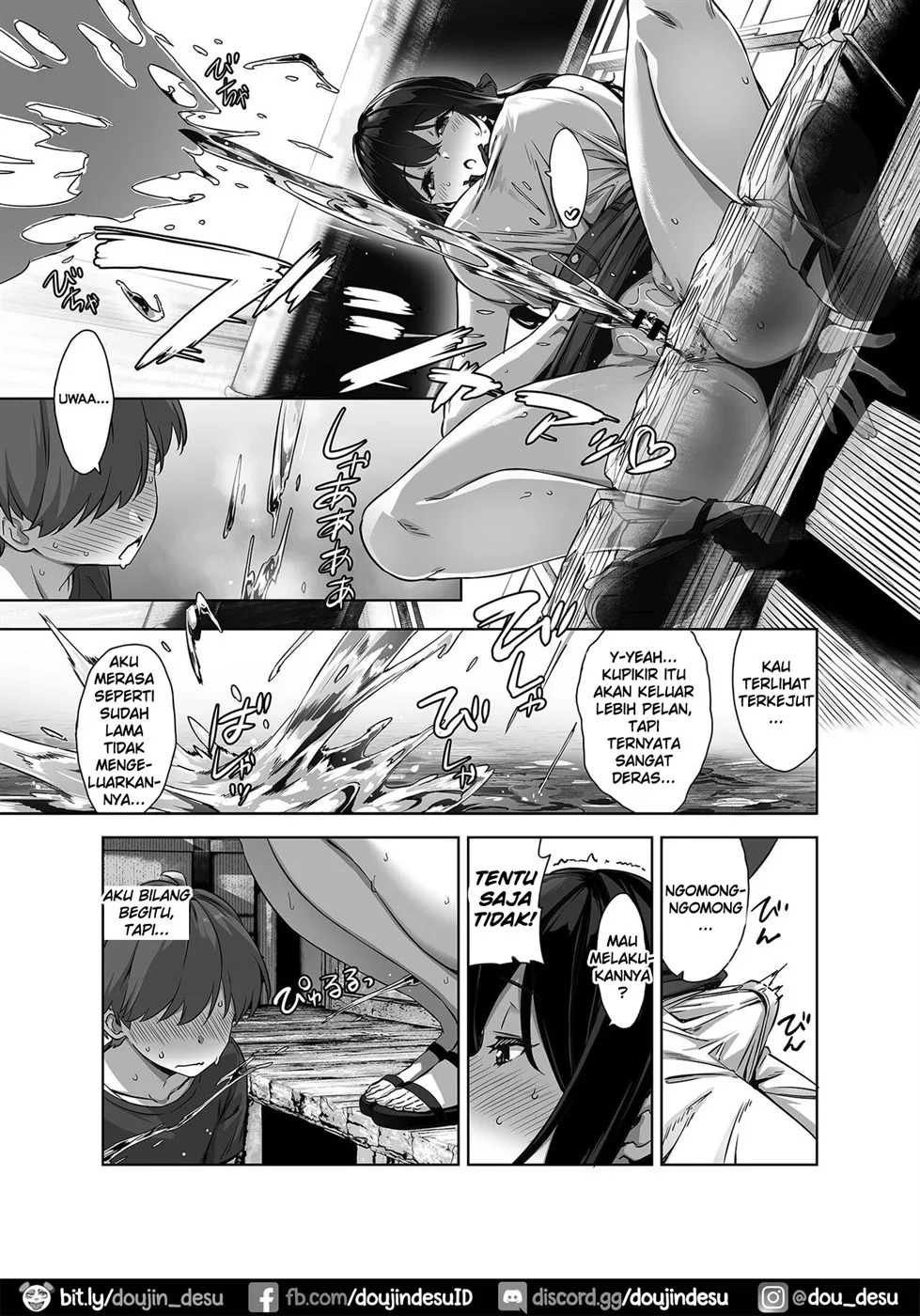 Natsu to Inaka to Yuuwaku shite kuru Dekkai Oshiego: Chapter chapter-1 - Page 36