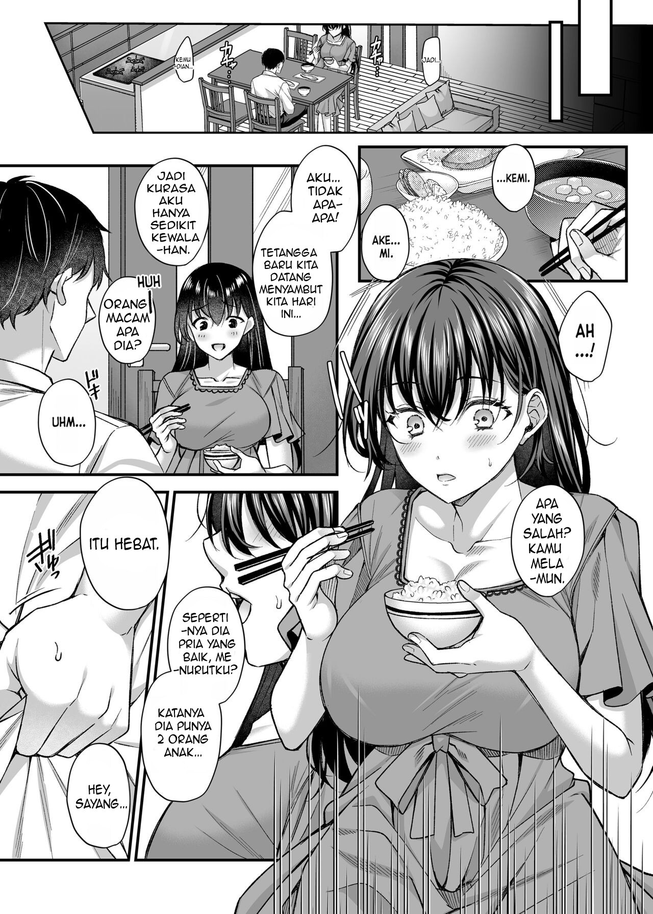 Netorare Kairaku ~Motokare ni Ochita Hitozuma no Kozukuri Nakadashi Kongan~: Chapter chapter-1 - Page 9