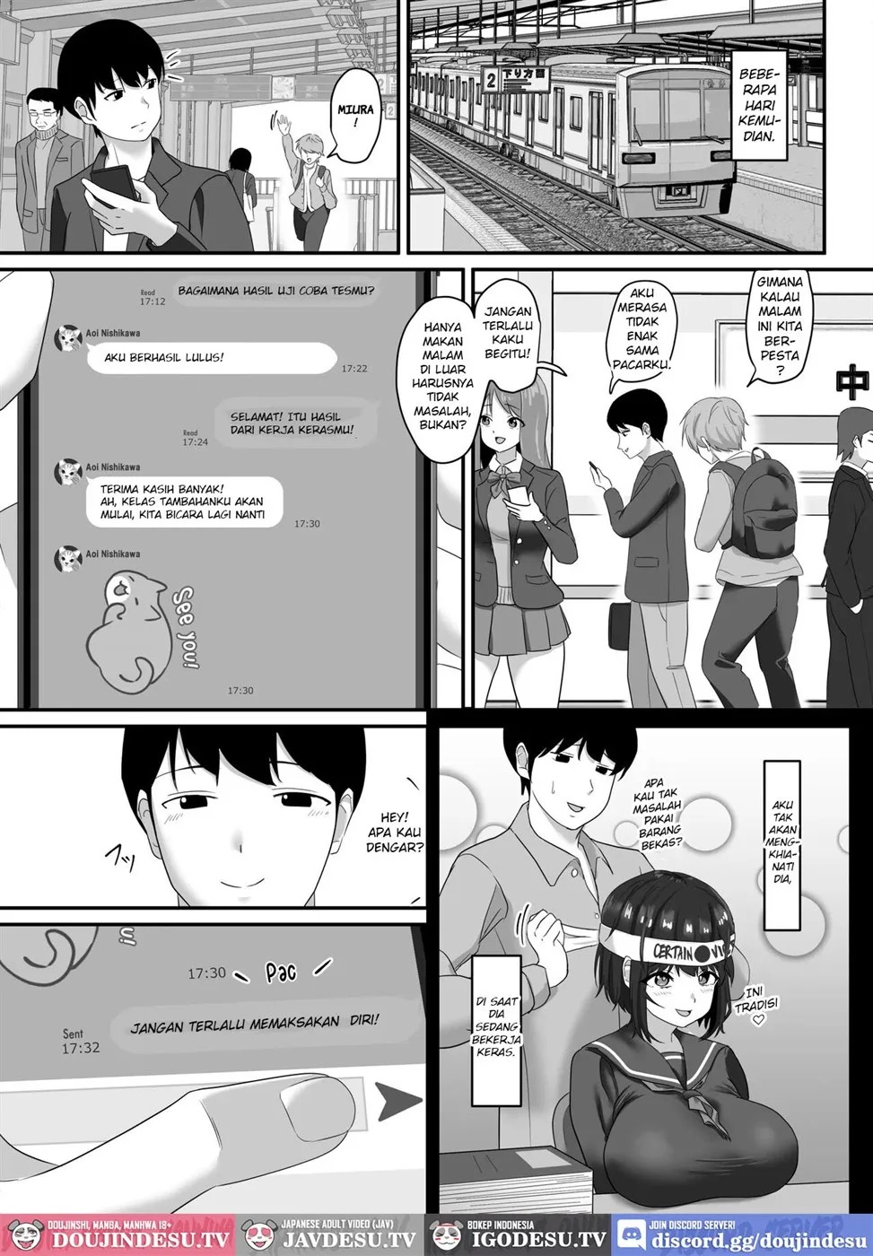 Ochi Muku ~Enkyori Renaichuu no Seijun Kanojo ga Charao ni Yogosareru Hanashi~: Chapter chapter-1 - Page 9