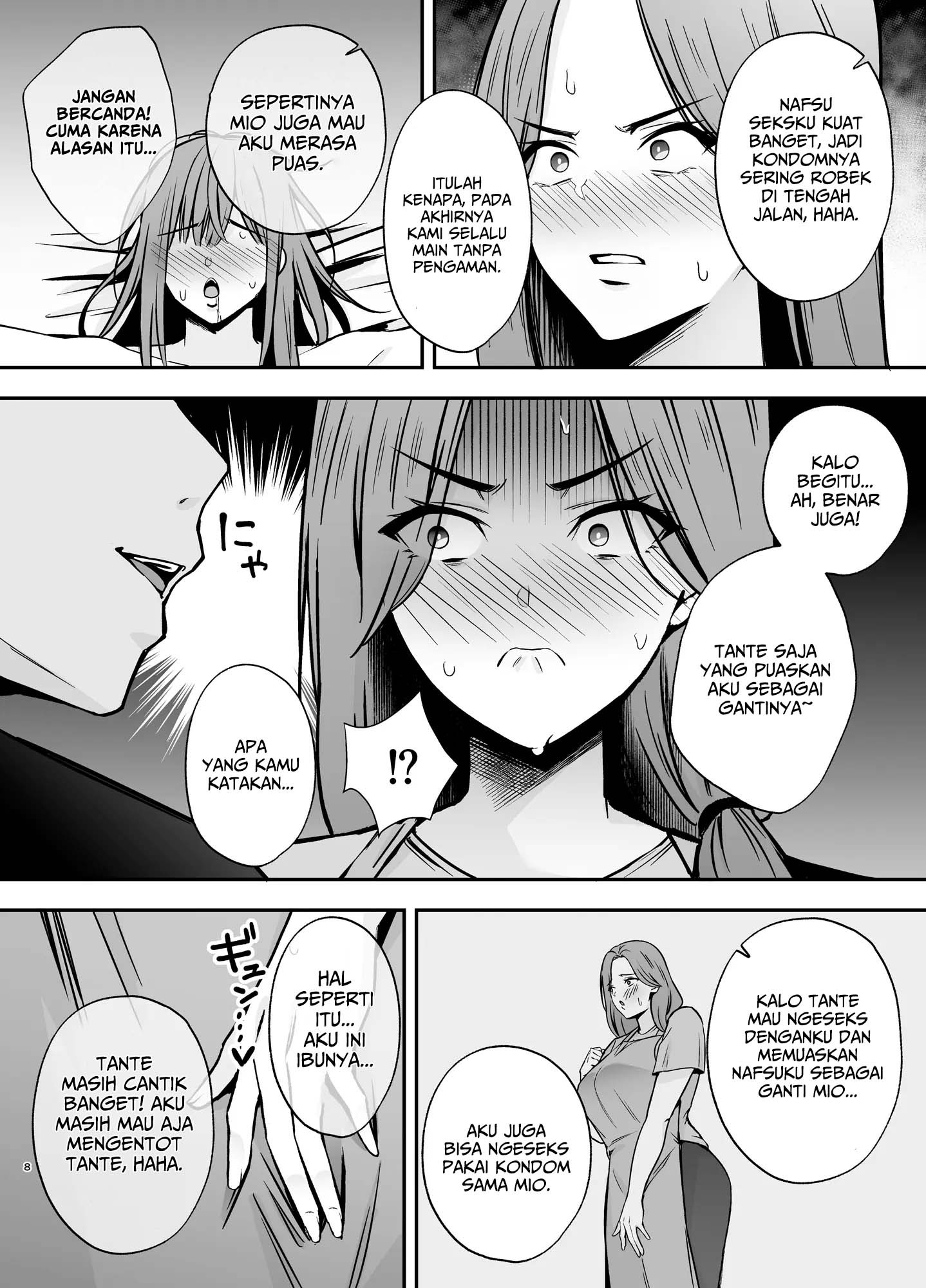 Ochibo ~Musume no Kawarini Chara-Otoko ni Dakareru Haha~: Chapter chapter-1 - Page 8