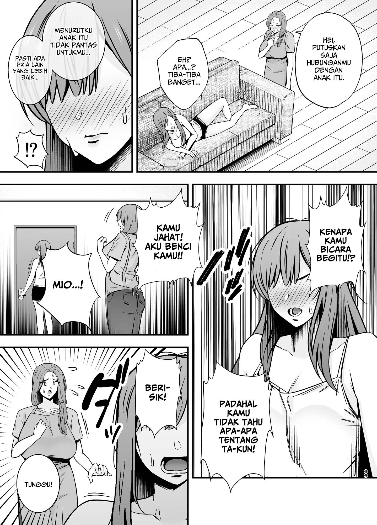 Ochibo ~Musume no Kawarini Chara-Otoko ni Dakareru Haha~: Chapter chapter-1 - Page 33