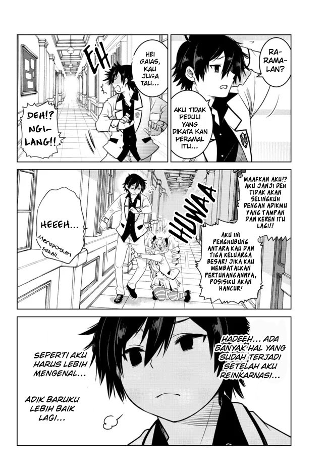 Ochikobore Datta Ani Ga Jitsuha Saikyou: Shijou Saikyou No Yuusha Wa Tensei-shi, Gakuen De Mujikaku Ni Musou Suru: Chapter chapter-2.5 - Page 9