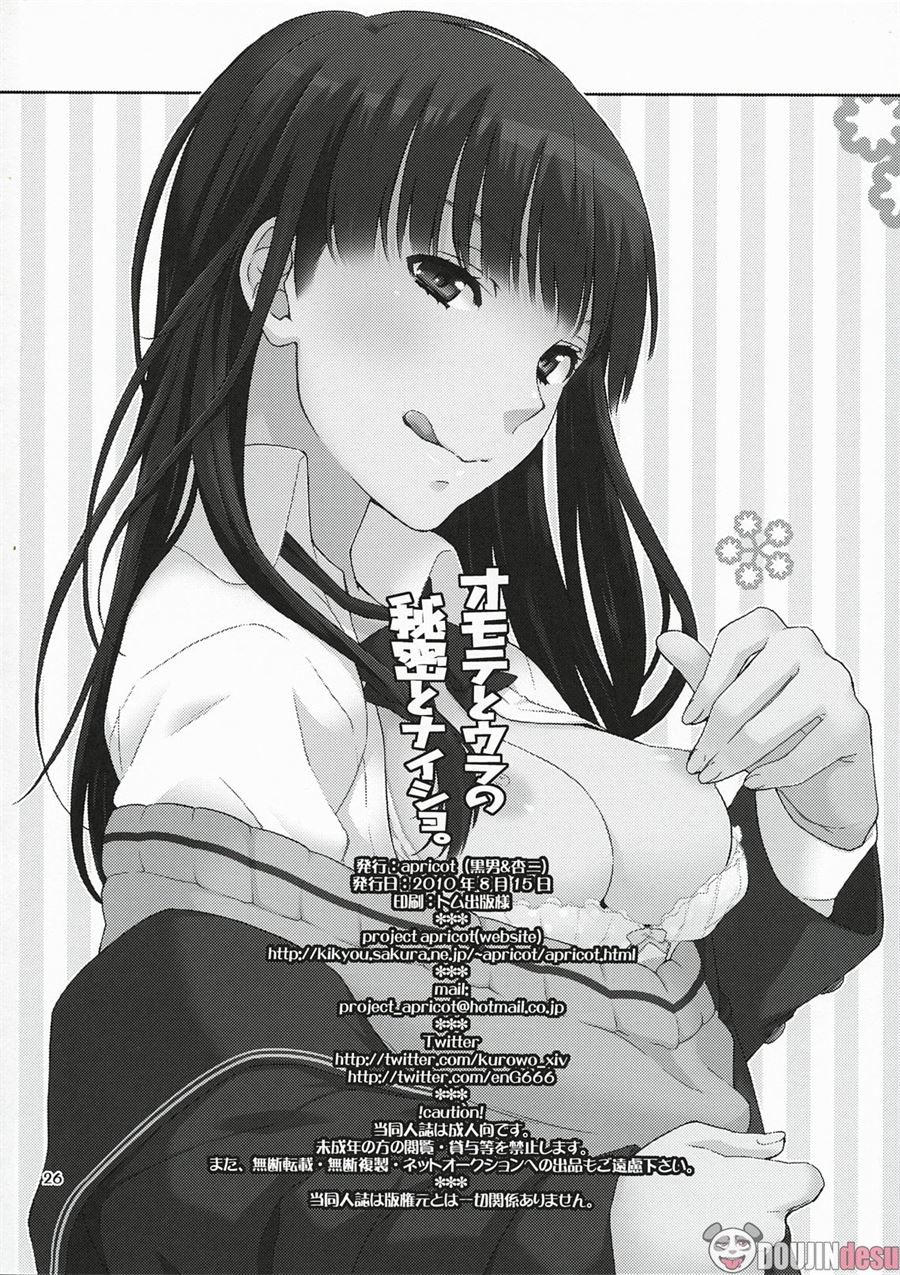 Omote to Ura no Himitsu to Naisho.: Chapter chapter-1 - Page 26