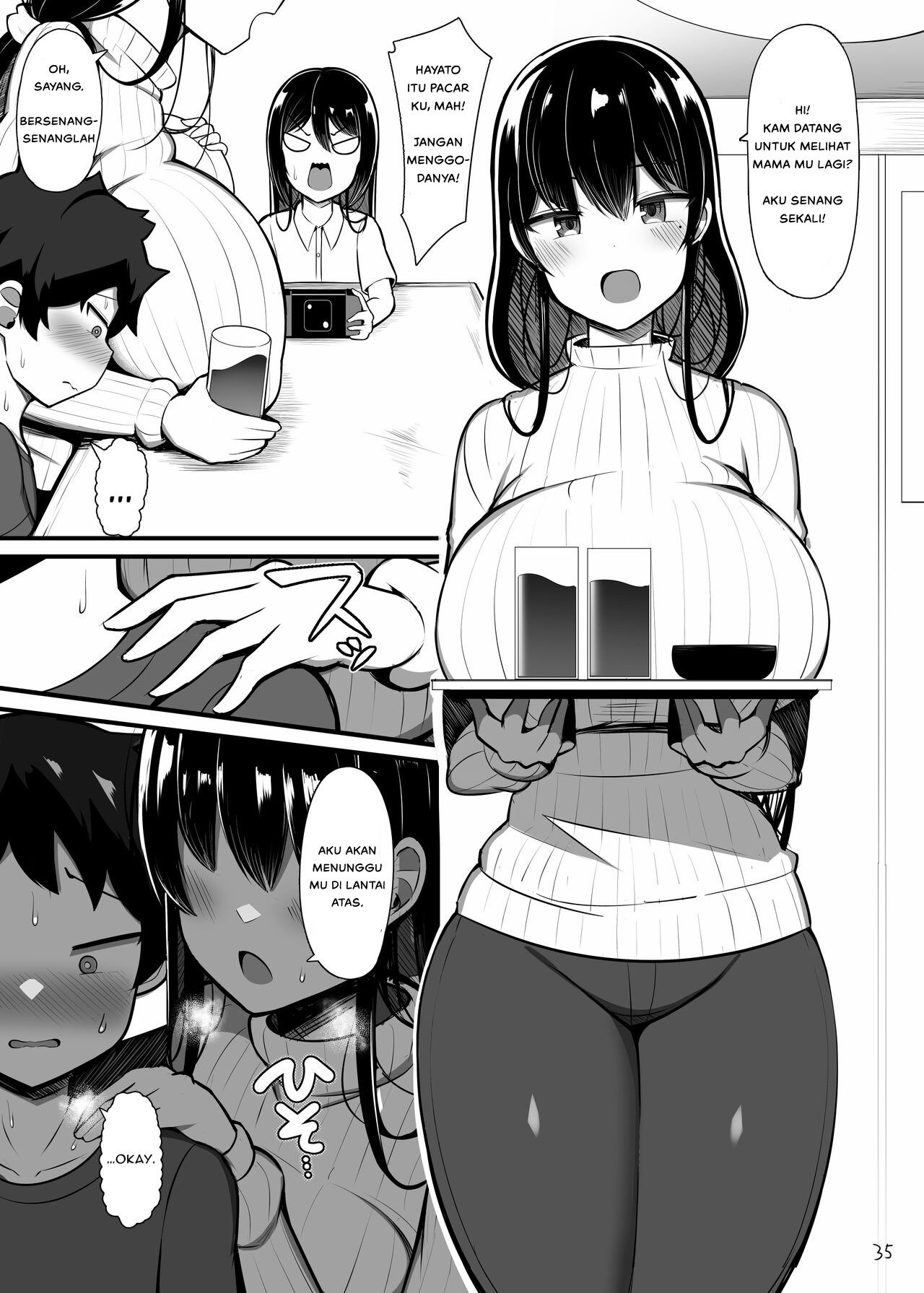 Onee-chan to, Mama to, Honki Koubi: Chapter chapter-1 - Page 37