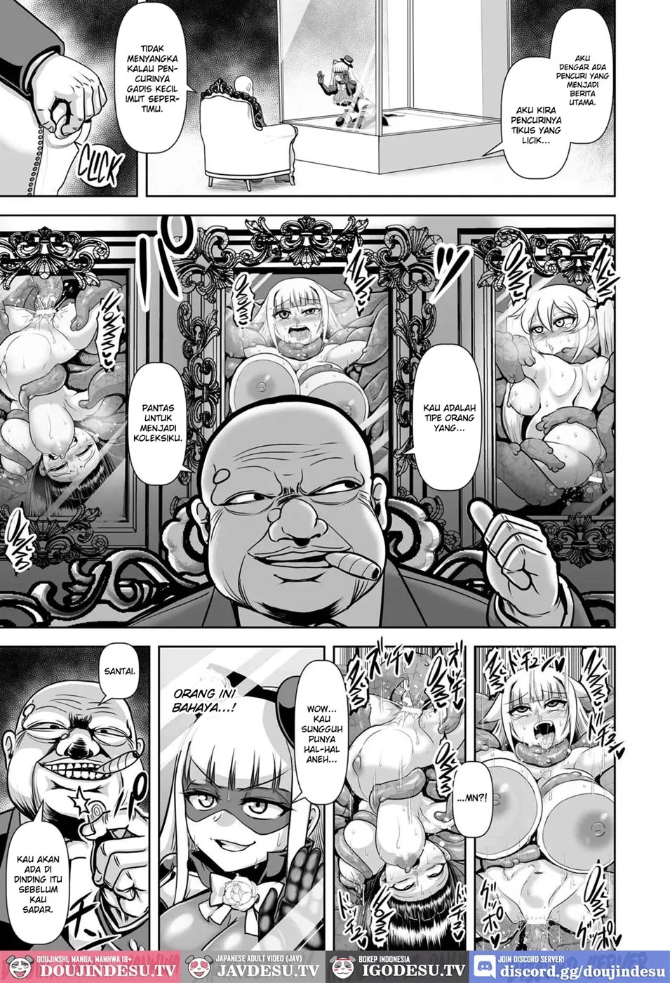 Onna Kaitou Misty Rose ~Byaku Slime no Wana~: Chapter chapter-1 - Page 6