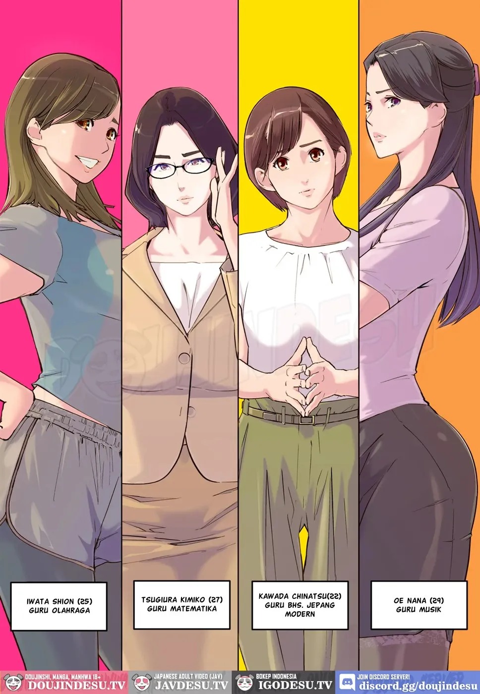 Onna Kyoshi 4-nin no Hatenaki Mesu Bato: Chapter chapter-1 - Page 6
