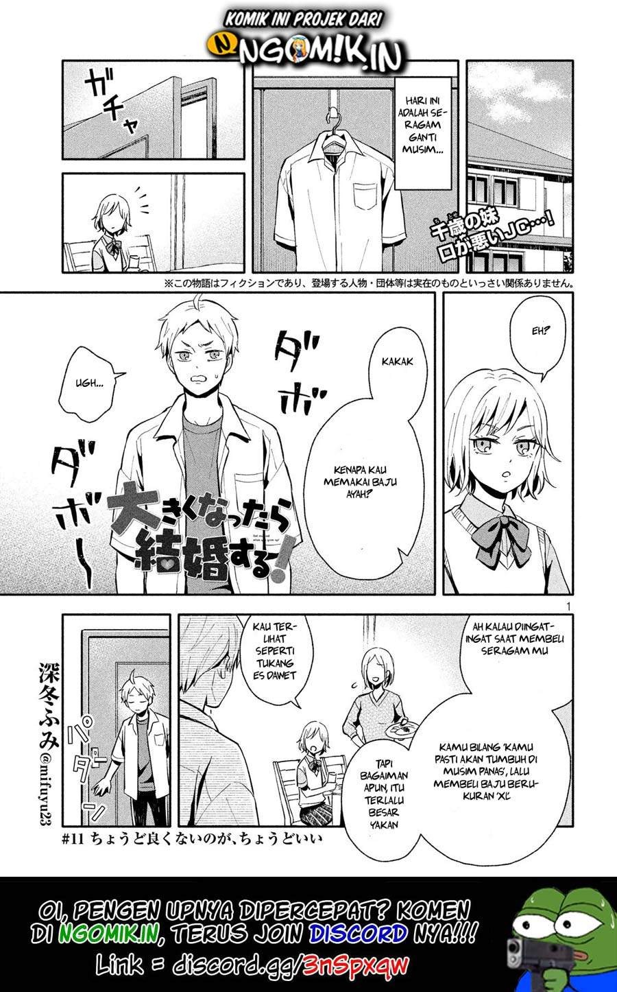 Ookiku Nattara Kekkon Suru!: Chapter chapter-11 - Page 2