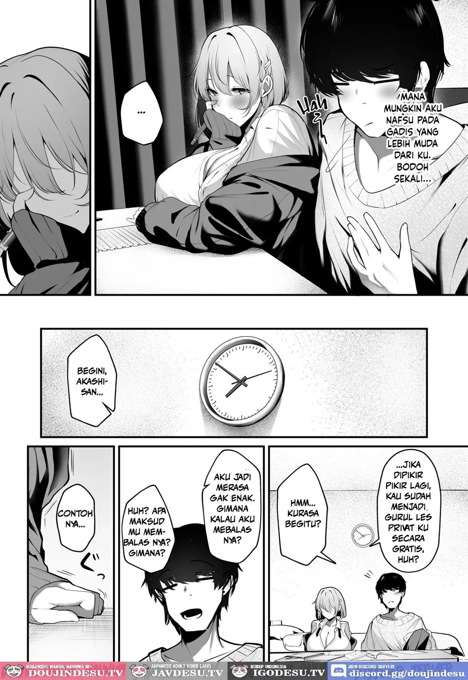Ooya no Musume no Kyonyuu Gal ni Benkyou Oshietara Ecchi Shite Kureta Hanashi: Chapter chapter-1 - Page 8