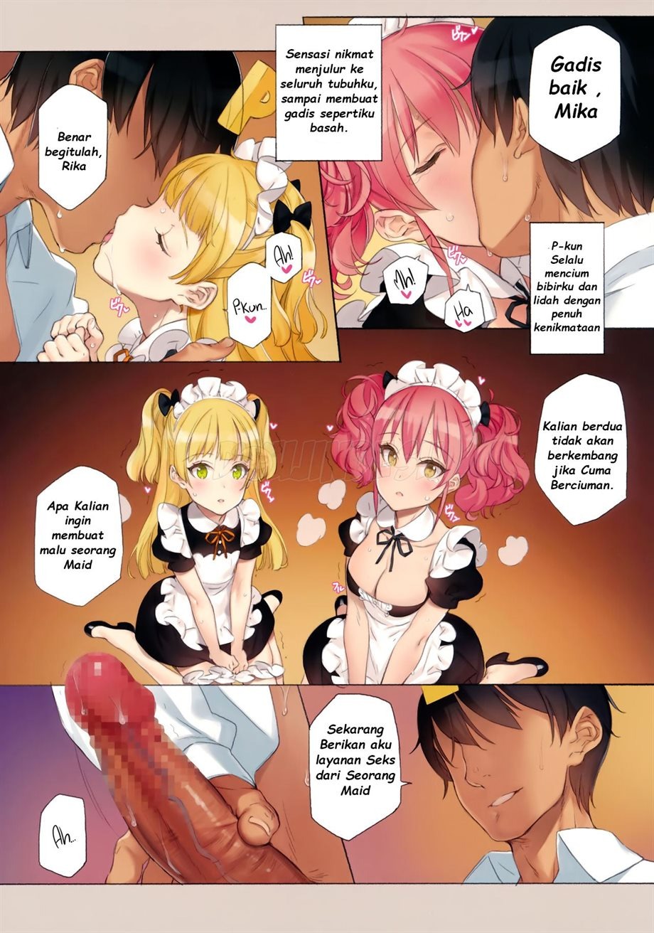 ORDER*MAID*SISTERS Jougasaki Shimai to Maid SEX Suru Hon: Chapter chapter-1 - Page 7