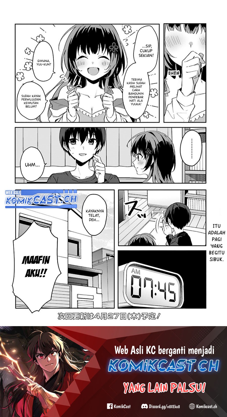 Ore no Iinazuke ni Natta Jimiko, Ie de wa Kawaii Shika Nai!: Chapter chapter-11.5 - Page 9