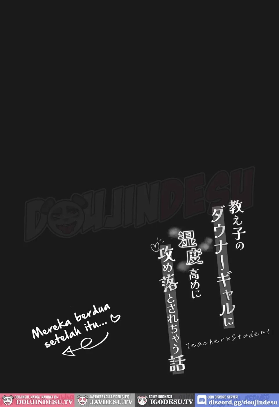 Oshiego no Downer Gal ni Shitsudo Takame ni Semeotosarechau Hanashi: Chapter chapter-1 - Page 43